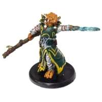 Dragonborn Draconic Sorcerer (Green Robe)  #12b Dragon Heist D&D Miniature
